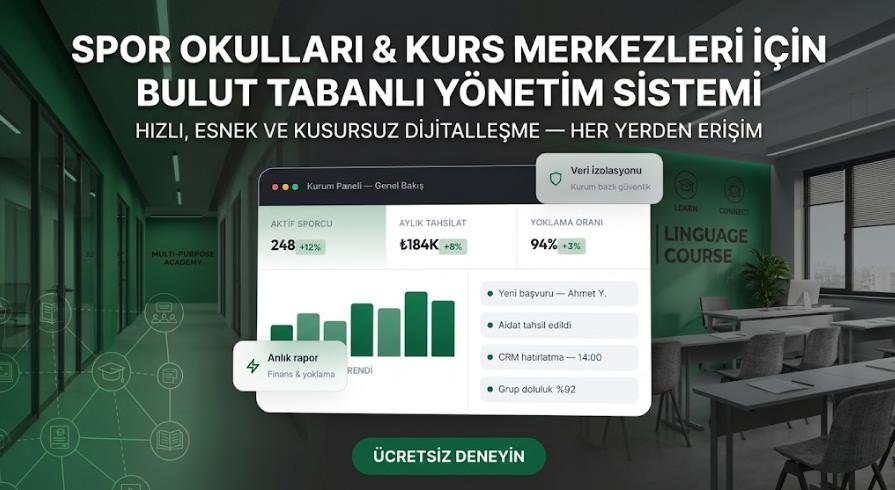 Modernleşen Eğitim Kurumlarında Kurs Yönetim Sistemleri İçin Yenilikçi Çözümler