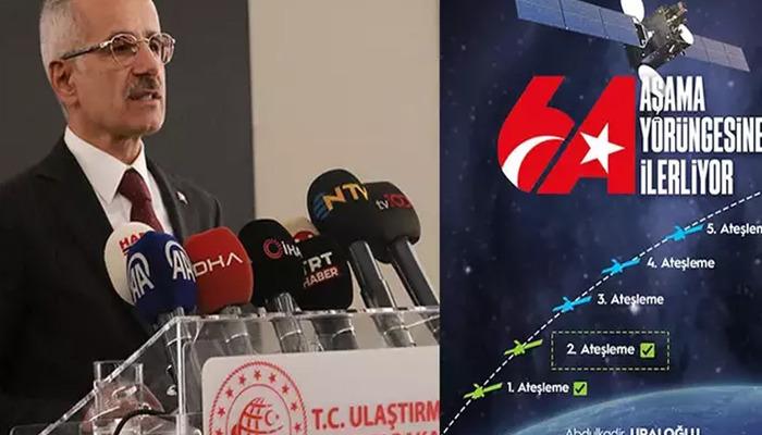 Bakan Uraloğlu duyurdu: TÜRKSAT 6A’nın ikinci fırlatma süreci başladı