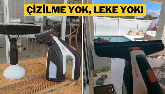 Tek şarjla 35 pencereyi temizler! Cam temizliğinde devrim yaratan ürünü sizler için bulduk.