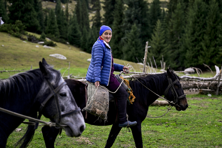 Tanrı dağlarında bir Türk ailesi