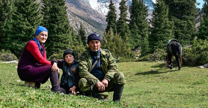 Tanrı dağlarında bir Türk ailesi