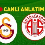 Galatasaray – Antalyasport maçı muhtemelen 11 | Lider haftayı açar