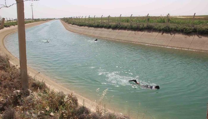 Şanliurfa’daki sulama kanalına düşen bir çocuk arayışında