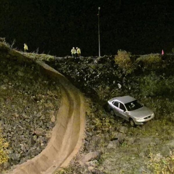 Yer: Bartın! Otomobil viyadükten uçtu: 1 yaralı