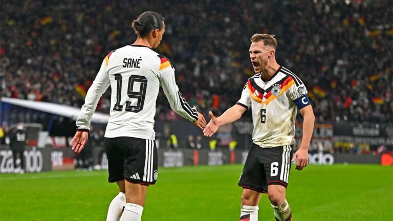 Galatasaray’da forma giyen Leroy Sane, Almanya’nın Dünya Kupası elemelerinin ilk yarısında Slovakya’ya karşı 2 gol attı! –